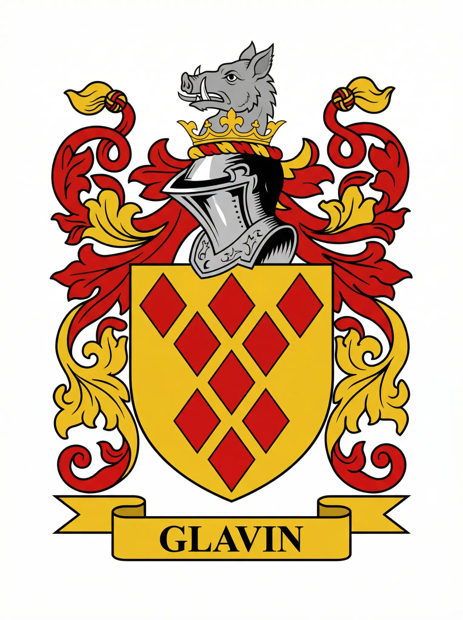 Glavin Family Coat of Arms